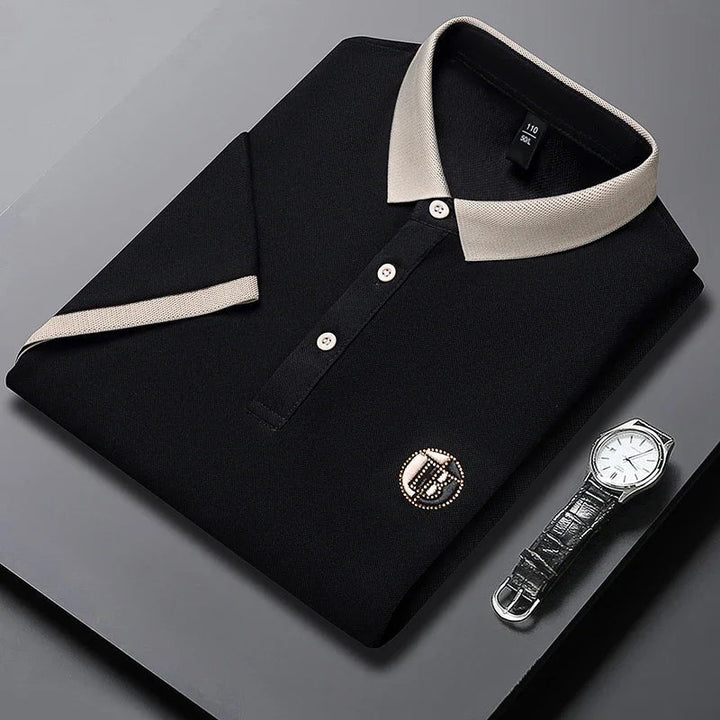 Angan – Tricou Polo Elegantă în Două Nuanțe