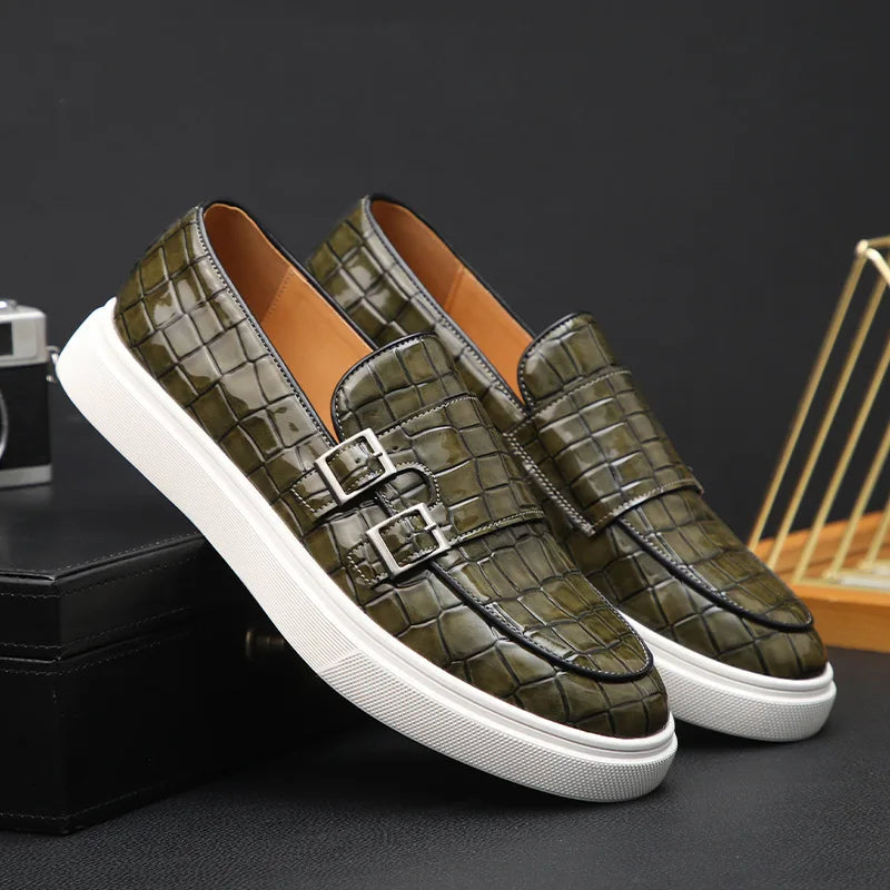 Loic - Mocasin Cu Model De Crocodil
