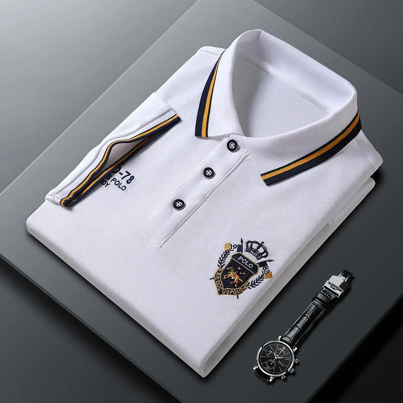 Mariusz - Tricou Polo Cu Mâneci Scurte, Respirabil