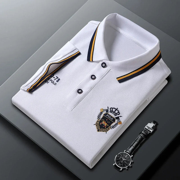 Mariusz - Tricou Polo Cu Mâneci Scurte, Respirabil