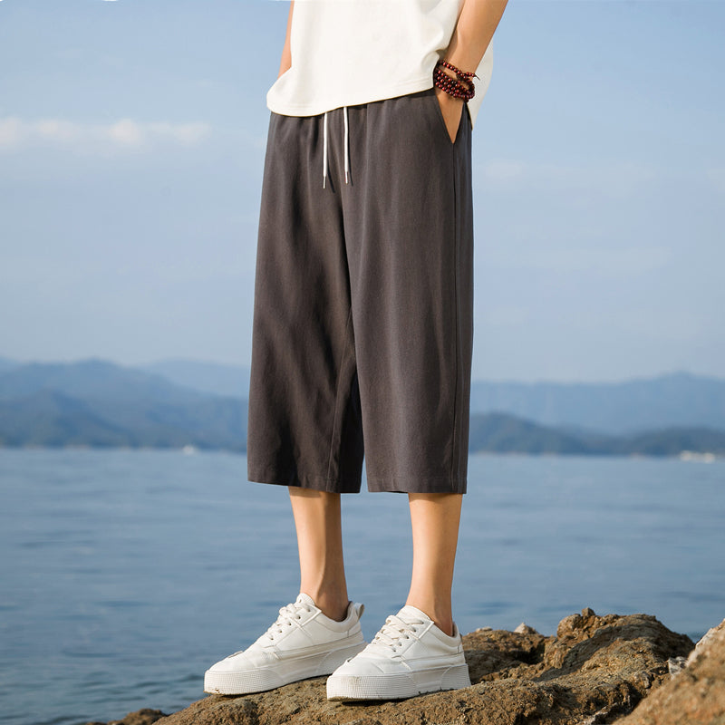 Nelson - Pantaloni Scurți Eleganți Din Bumbac Si în