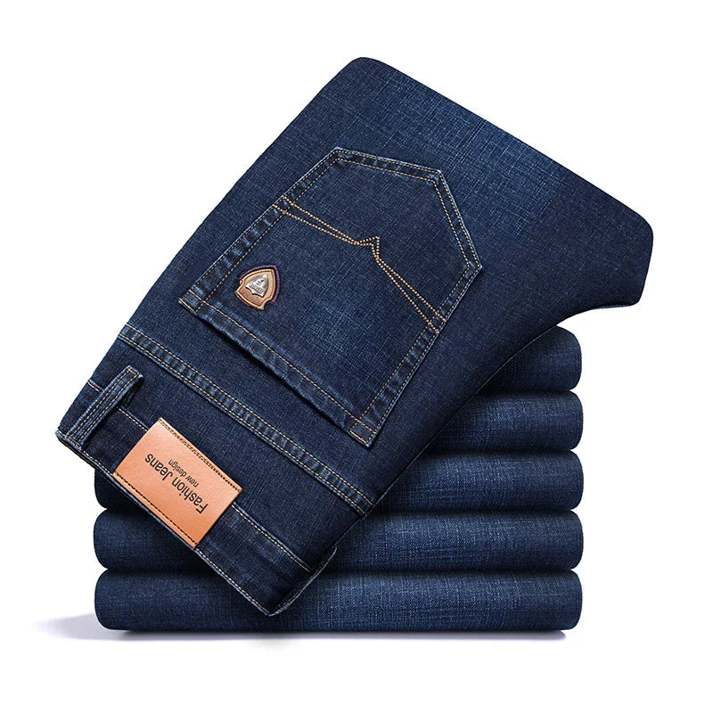 Elijah - Blugi Clasici Din Denim