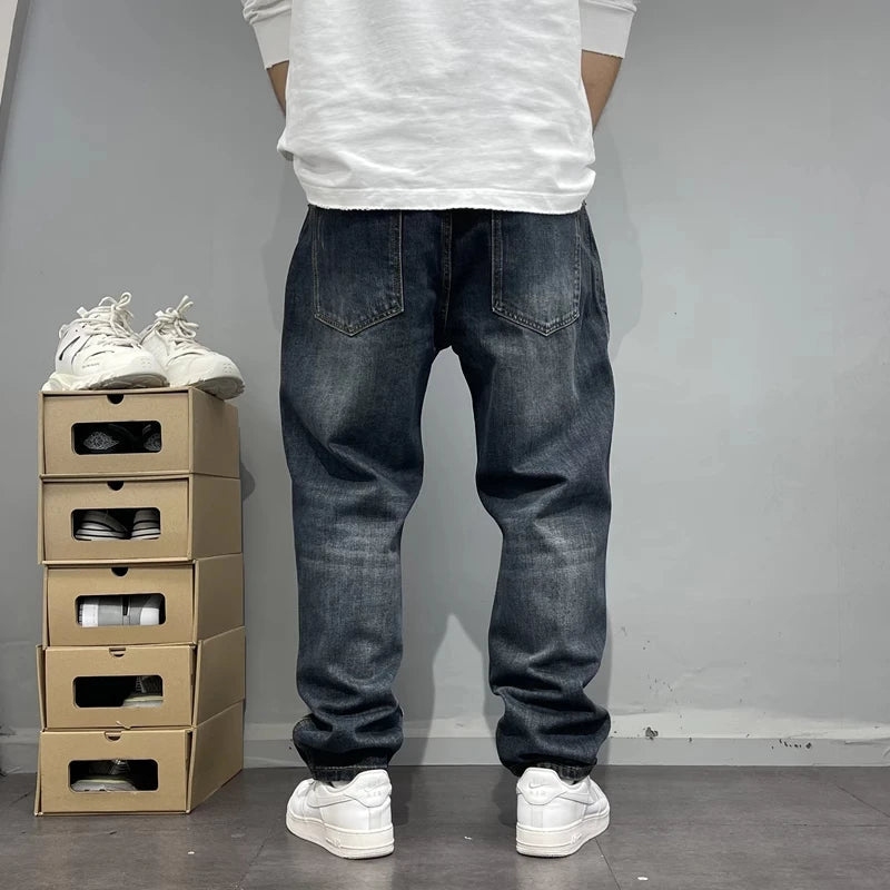 Laurent - Blugi Din Denim Patchwork