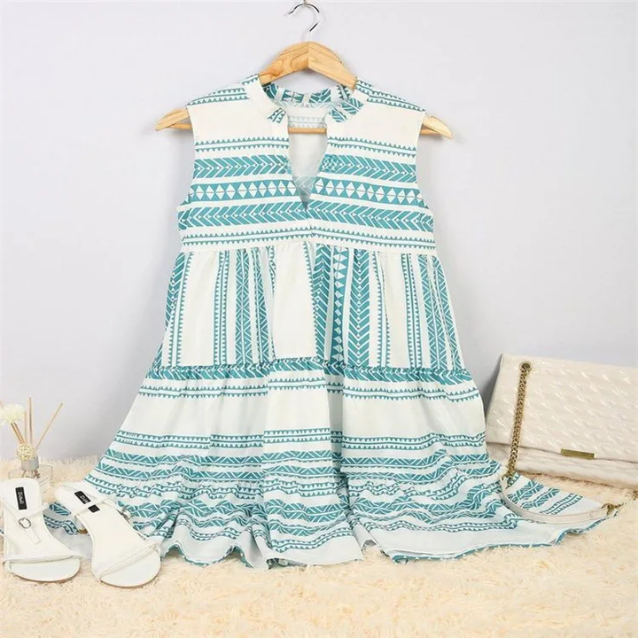 Lylah - Rochie Elegantă De Vară Cu Imprimeu