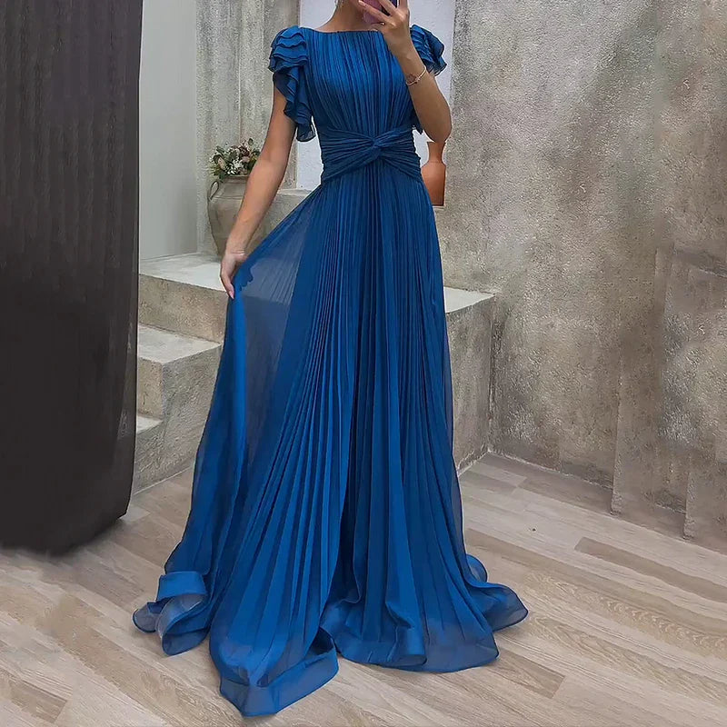 Roery - Rochie Maxi Plisată