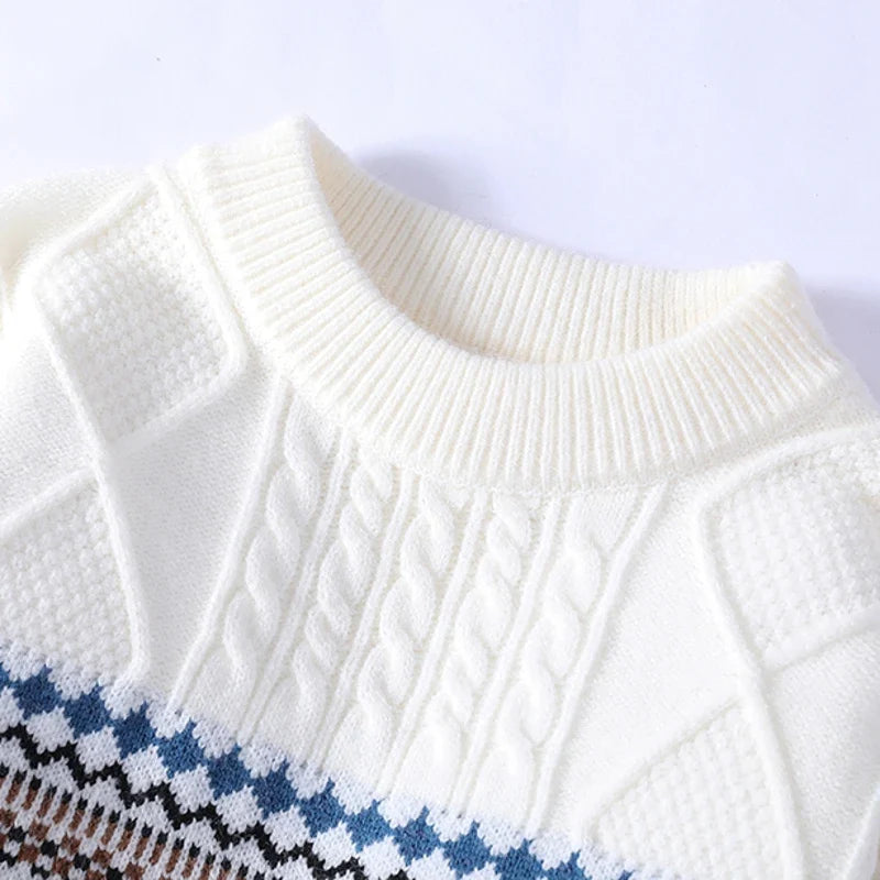 Isidoro - Pulover Confortabil Din Tricot Nordic