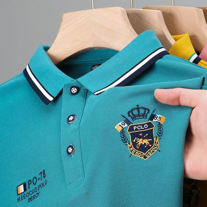 Mariusz - Tricou Polo Cu Mâneci Scurte, Respirabil