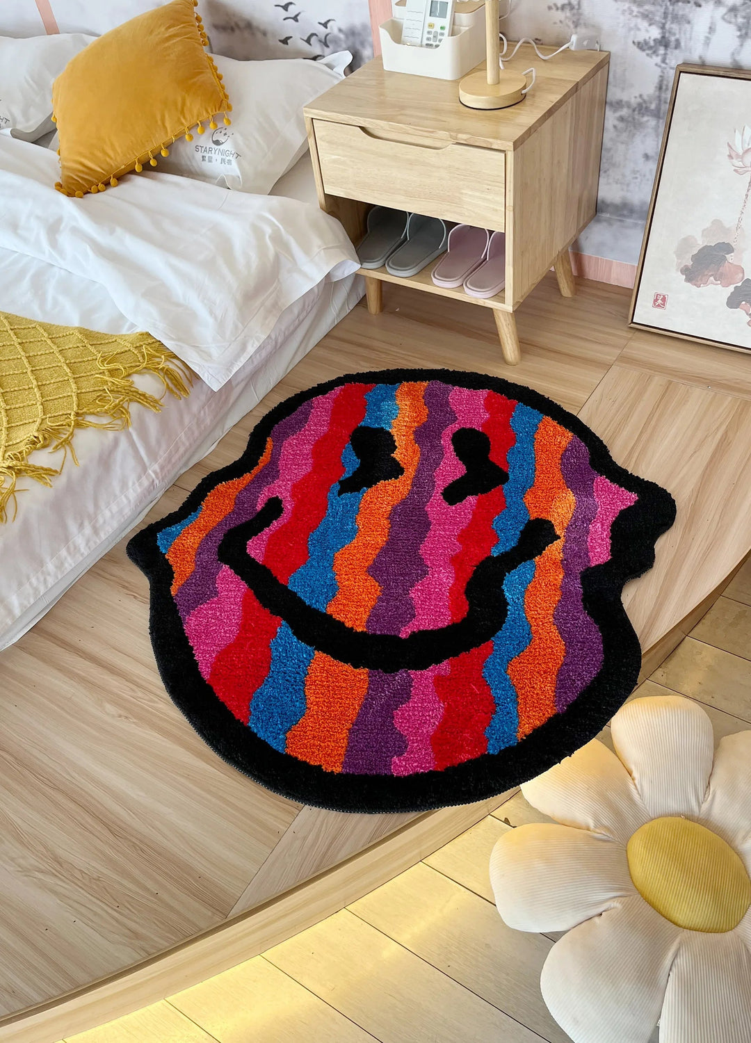 Smiloop - Covor Zâmbitor Răsucit Pentru Decorarea Casei