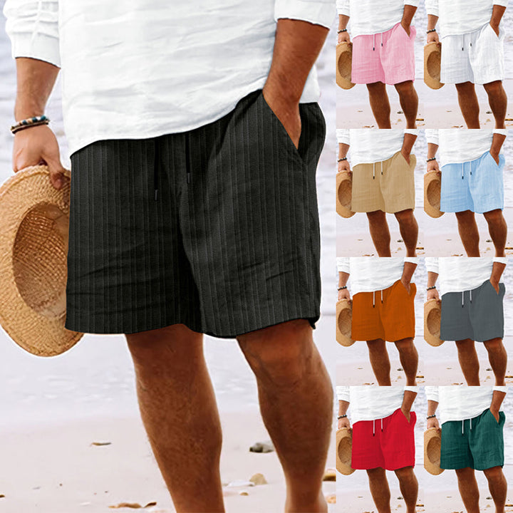 Arnaldo - Pantaloni Scurți Casual Largi Cu Elastic