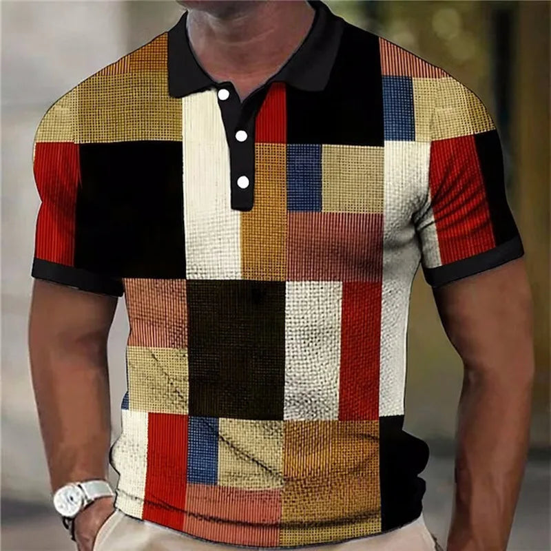 Pollard - Tricou Polo Colorat în Carouri