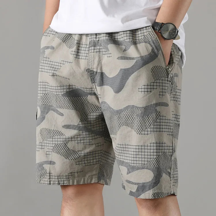 Jireh - Pantaloni Scurți De Vară Cu Imprimeu Camuflaj