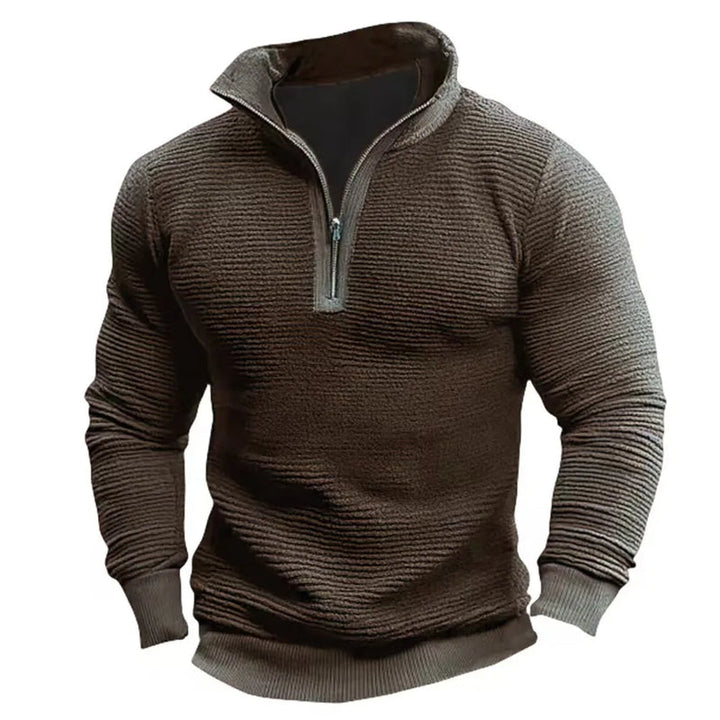 Saverio - Hanorac Vintage Cu Jumătate De Fermoar