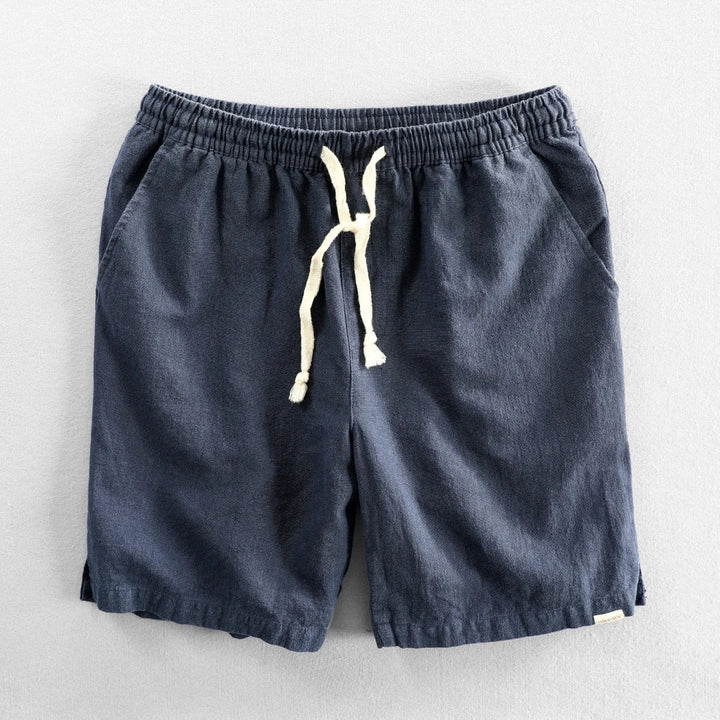 Leo - Pantaloni Scurți Casual Din In