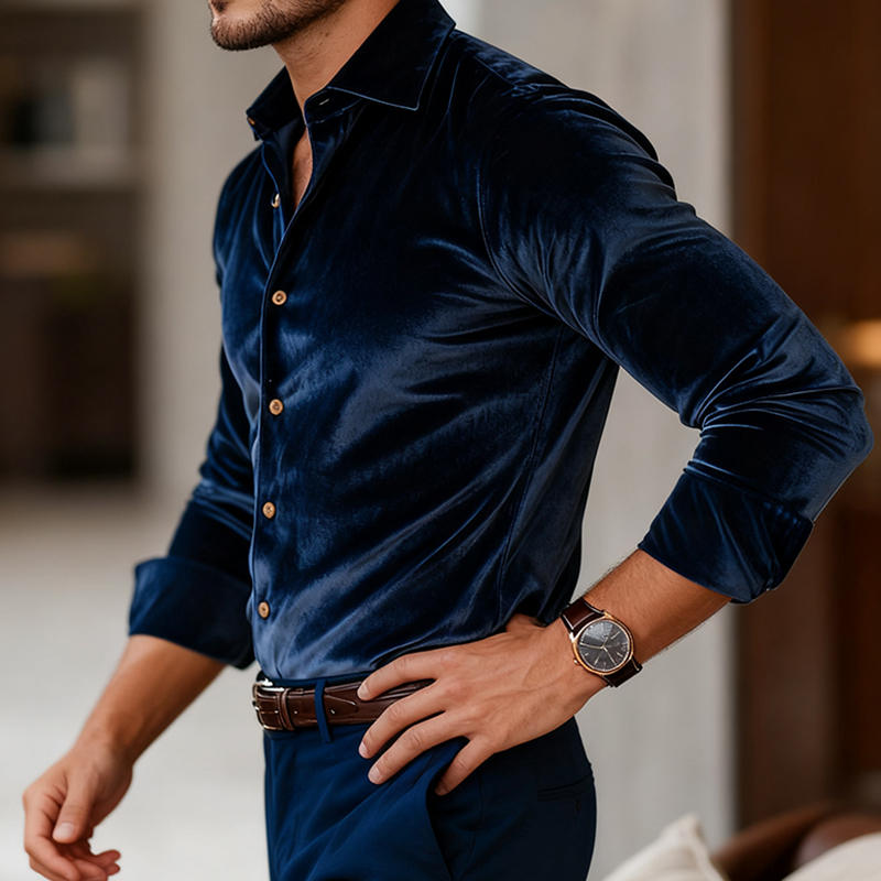 Kalana - Cămașă Elegantă cu Mâneci lungi și Guler