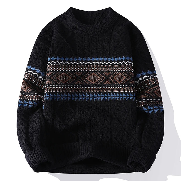 Isidoro - Pulover Confortabil Din Tricot Nordic