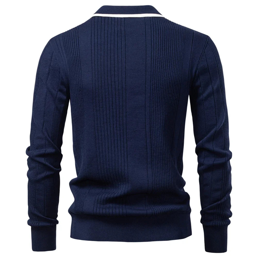 Borcho - Tricou Polo De Iarnă Cu Mâneci Lungi