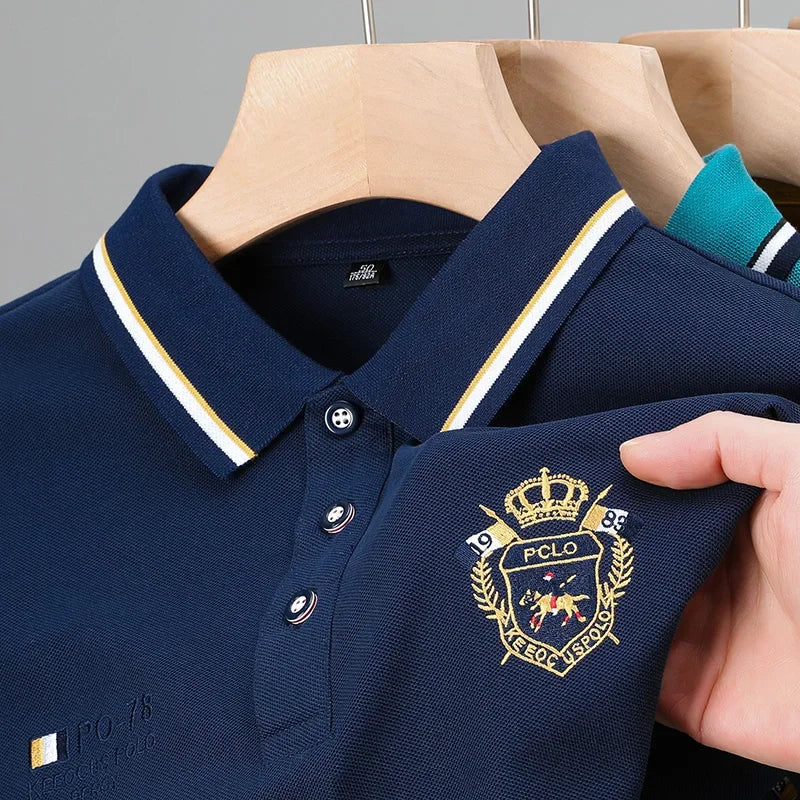 Mariusz - Tricou Polo Cu Mâneci Scurte, Respirabil