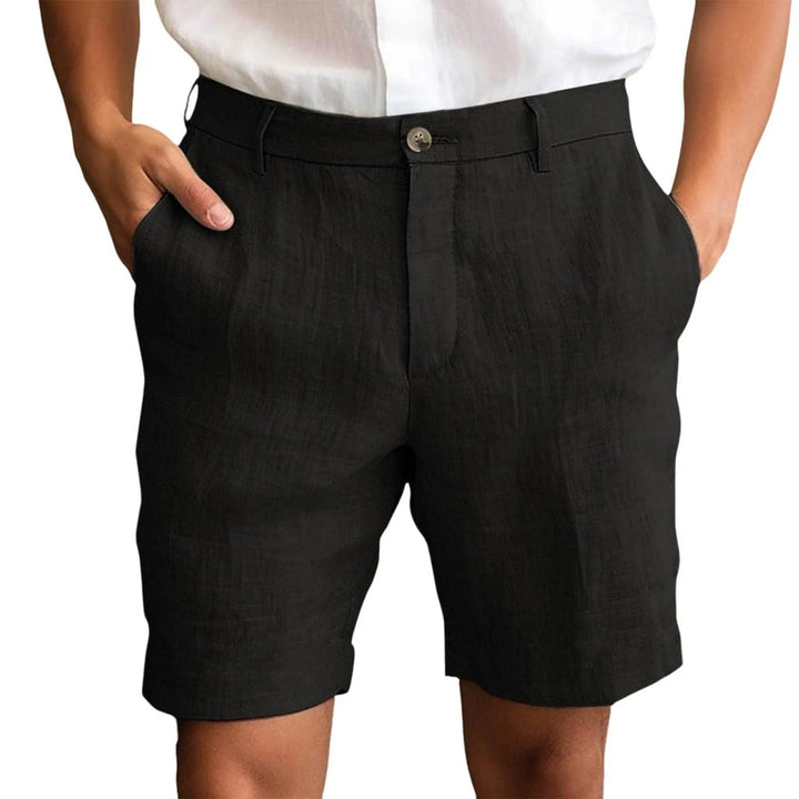 Fotis - Pantaloni Scurți Eleganți Din in