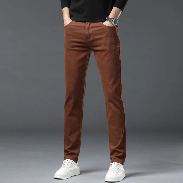 Chathura - Pantaloni Din Denim Elastic