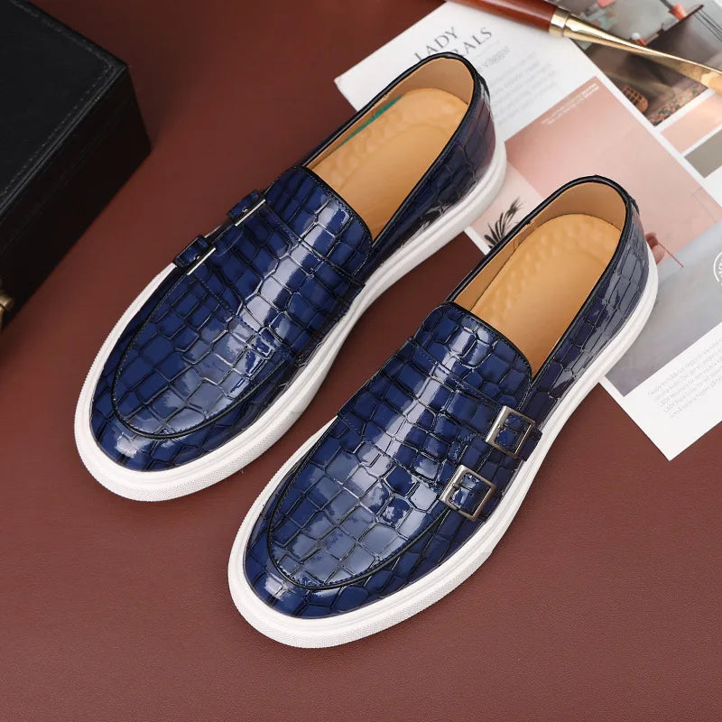 Loic - Mocasin Cu Model De Crocodil