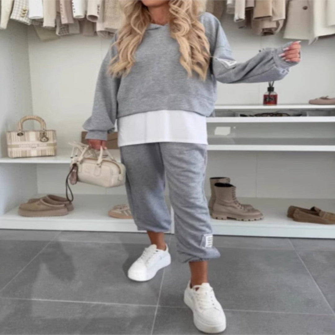 Bronie - Hanorac Oversized Cu Pantaloni Jogger
