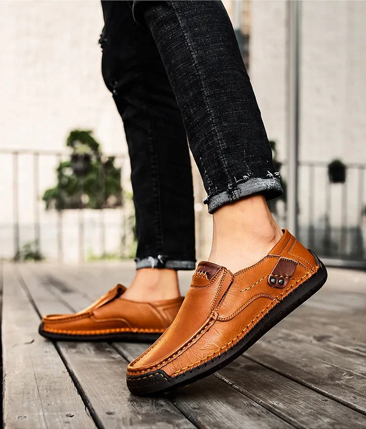 Giuseppe - Mocasini Clasici Din Piele