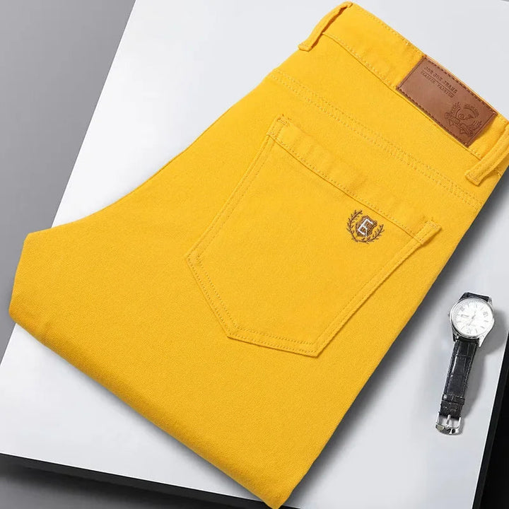 Chathura - Pantaloni Din Denim Elastic