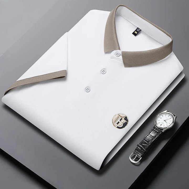 Angan – Tricou Polo Elegantă în Două Nuanțe