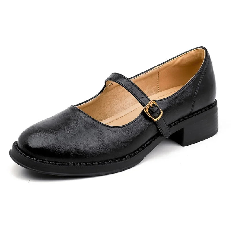 Donia – Pantofi Confortabili Din Piele Cu Baretă