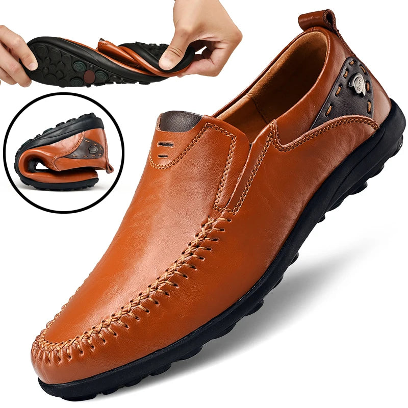 Shalav - Pantofi Casual Din Piele Fără șireturi