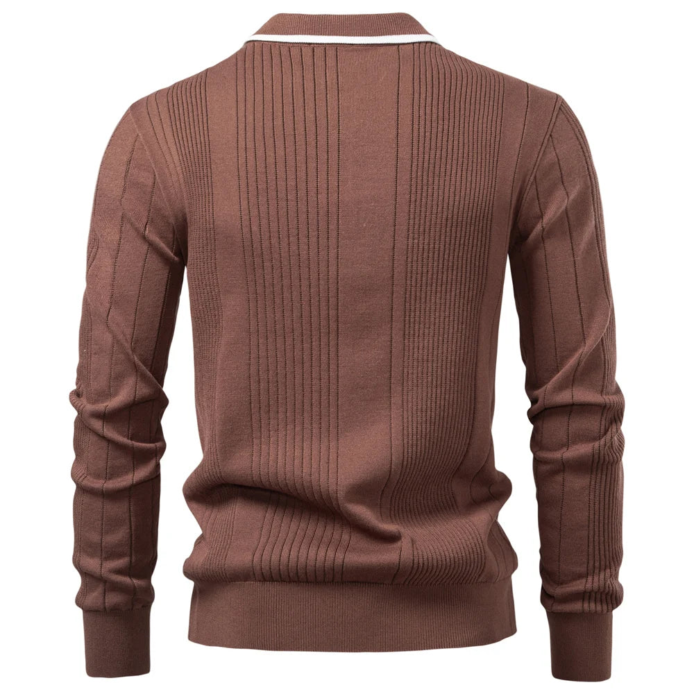 Borcho - Tricou Polo De Iarnă Cu Mâneci Lungi