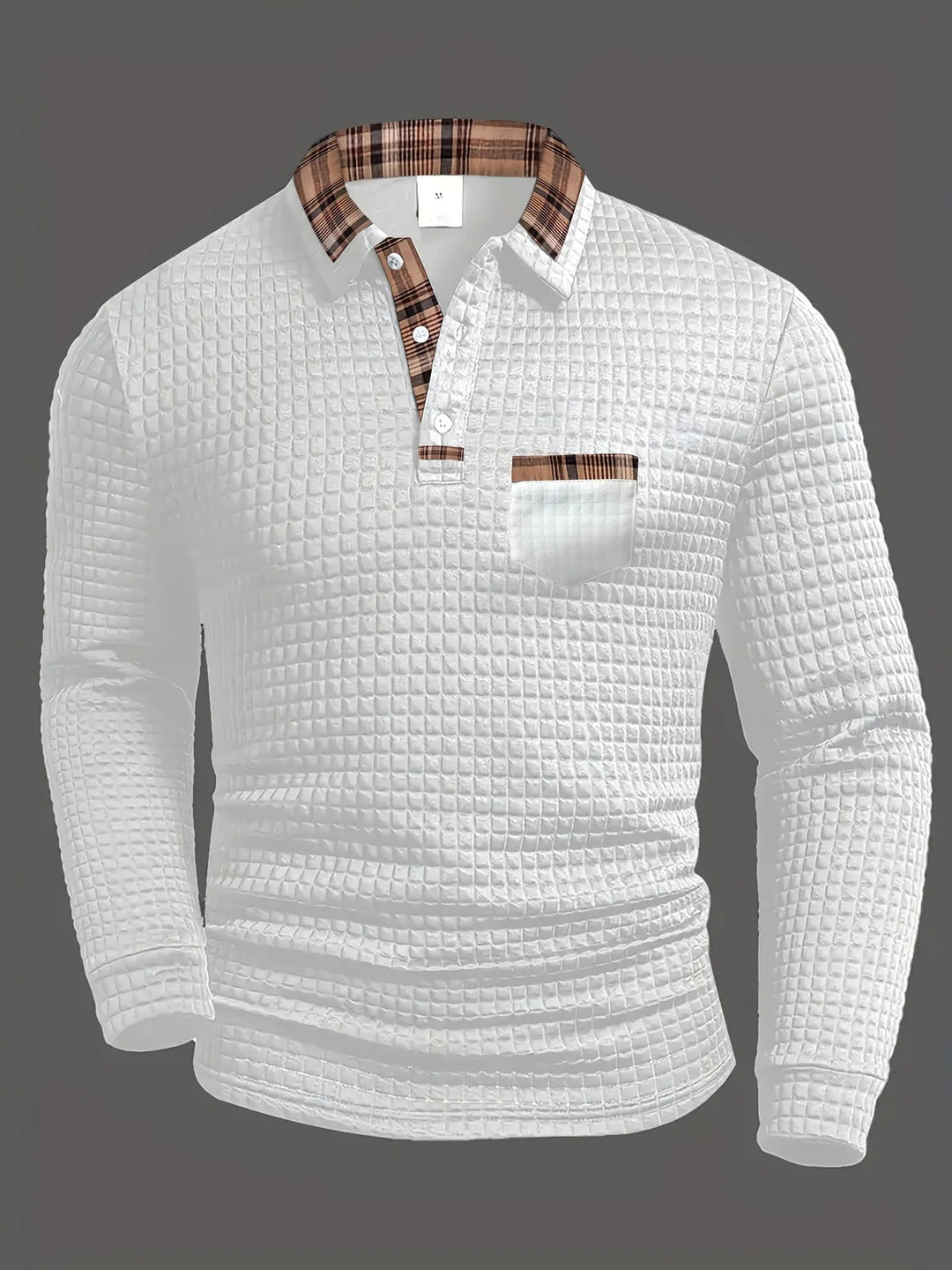Jerard - Tricou Polo Cu Mâneci Lungi Și Model În Carouri