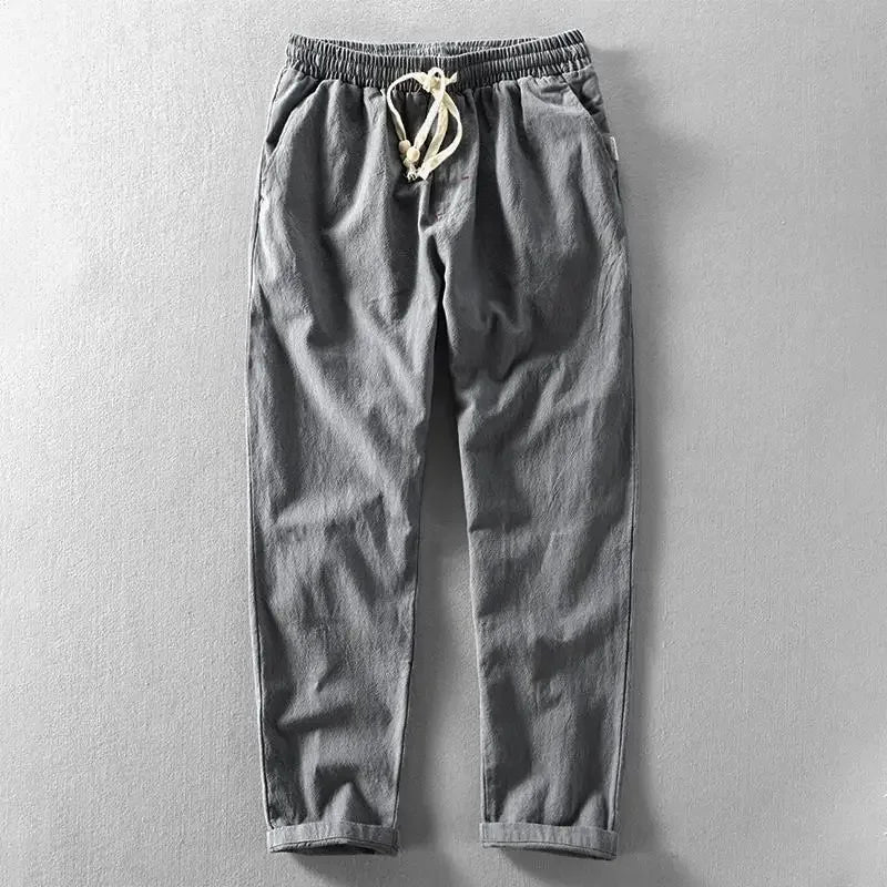 Clarke - Pantaloni Casual Din In Cu șnur La Talie