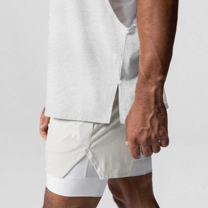 Julius – Vestă Cu Guler Rotund Si Lateral Deschis