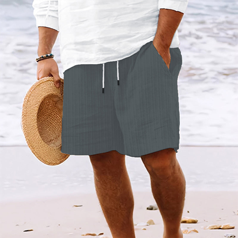 Arnaldo - Pantaloni Scurți Casual Largi Cu Elastic