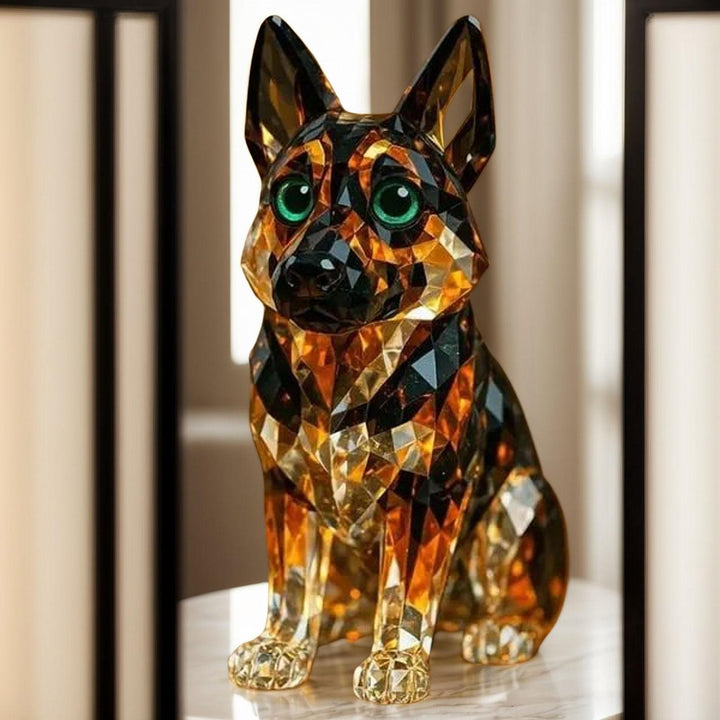 EternalPaws - Figurină cu Ciobănesc German Cristal