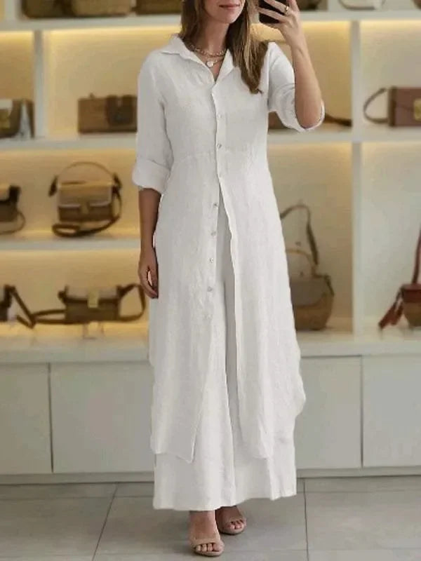 Annick - Linen Două Piese Setează