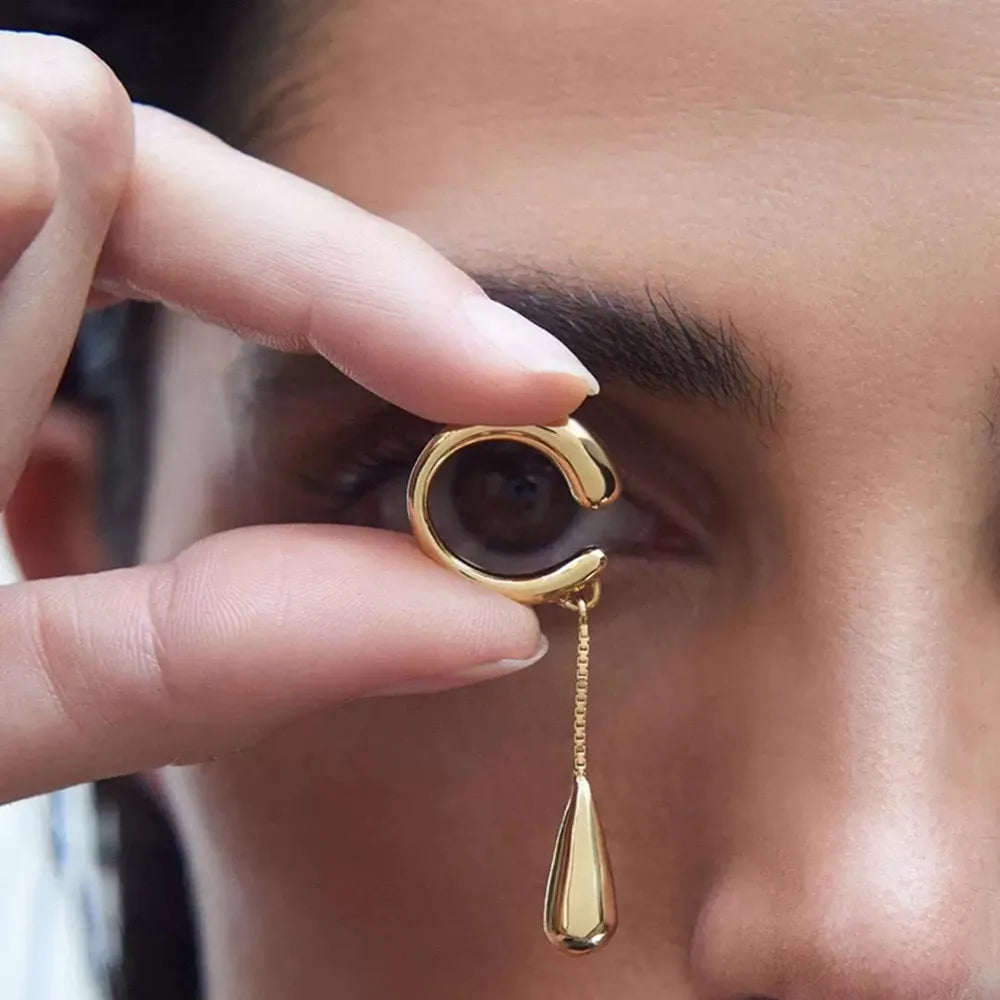 Judee - Cercei Cu Manșetă Csepp Alakú Függő