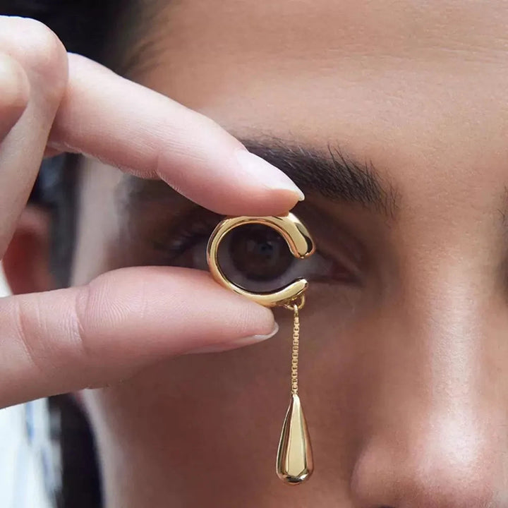 Judee - Cercei Cu Manșetă Csepp Alakú Függő