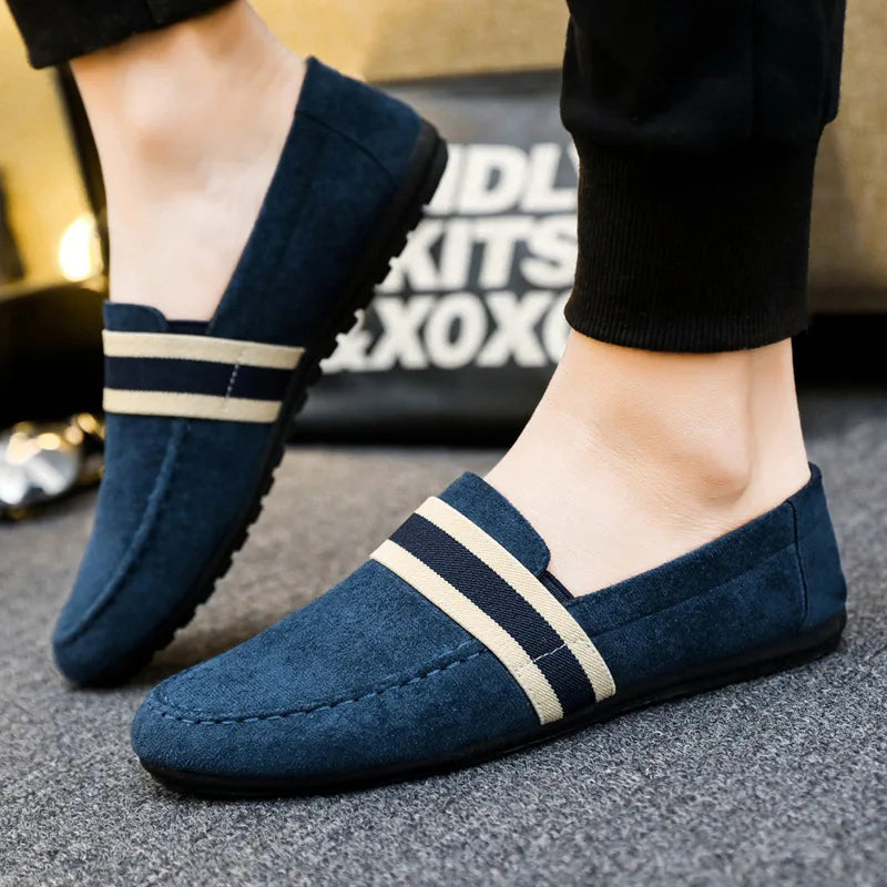 Hanno - Mocasini Casual Cu Dungi