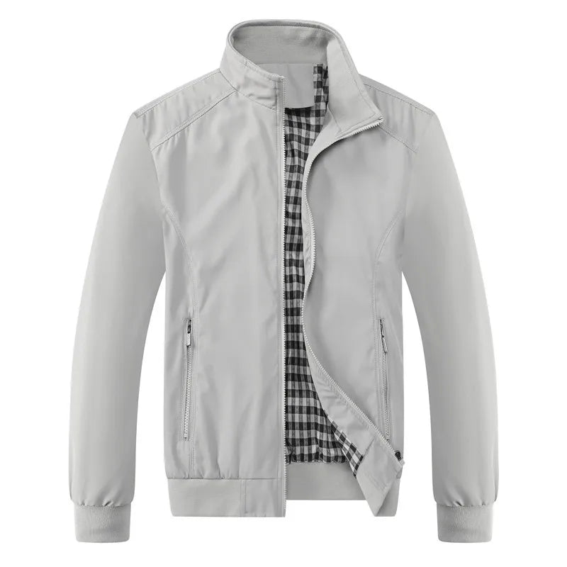 Malaj - Jachetă Bomber Elegantă în Stil Harrington