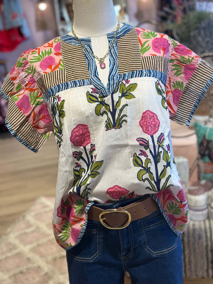 Minta - Bluză Ocazional Cu Imprimeu Floral