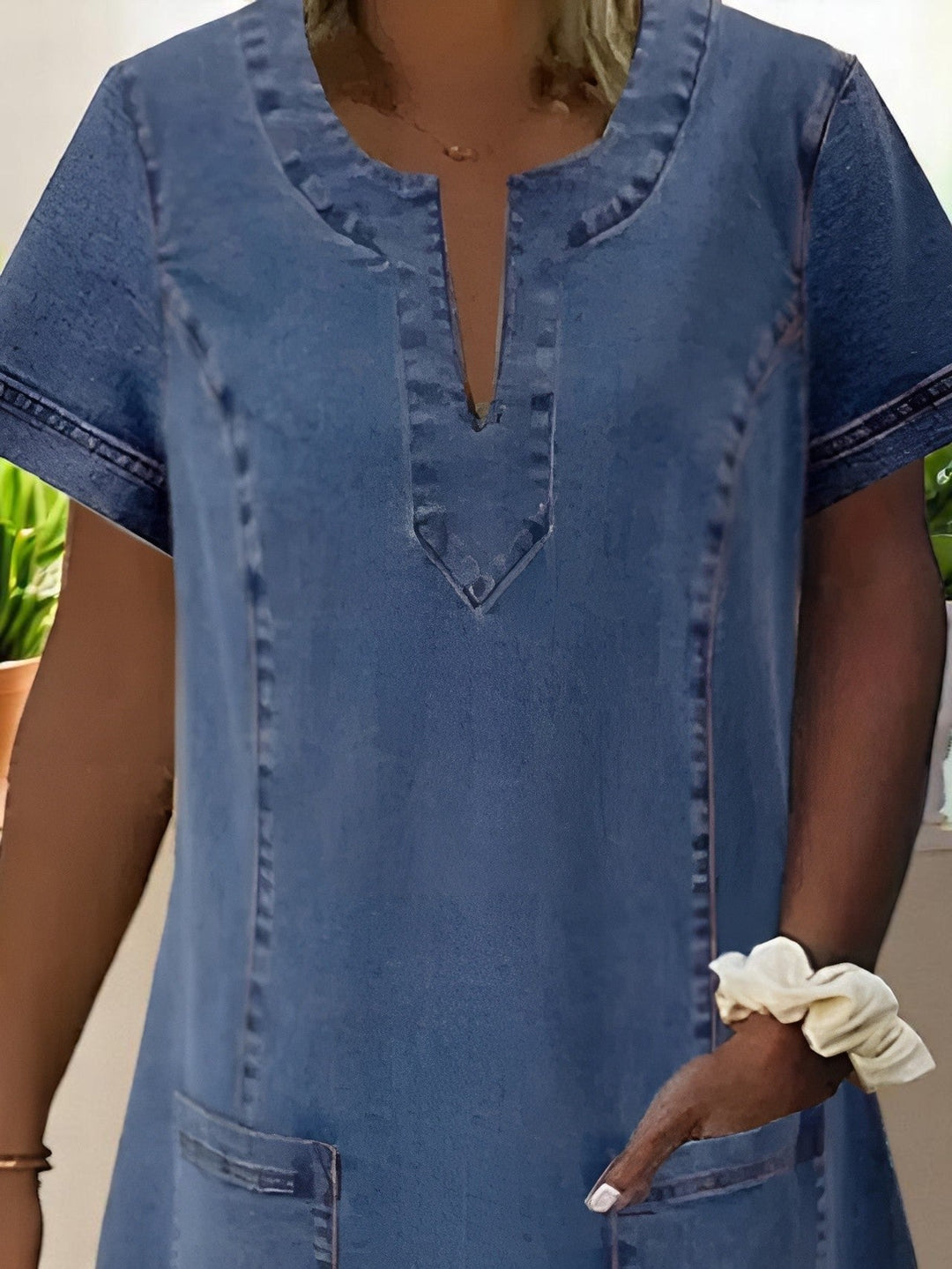 Gilja - Rochie Din Denim Moale