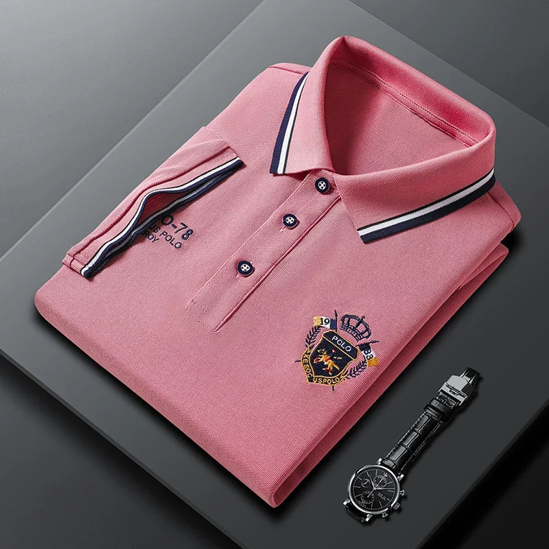 Mariusz - Tricou Polo Cu Mâneci Scurte, Respirabil
