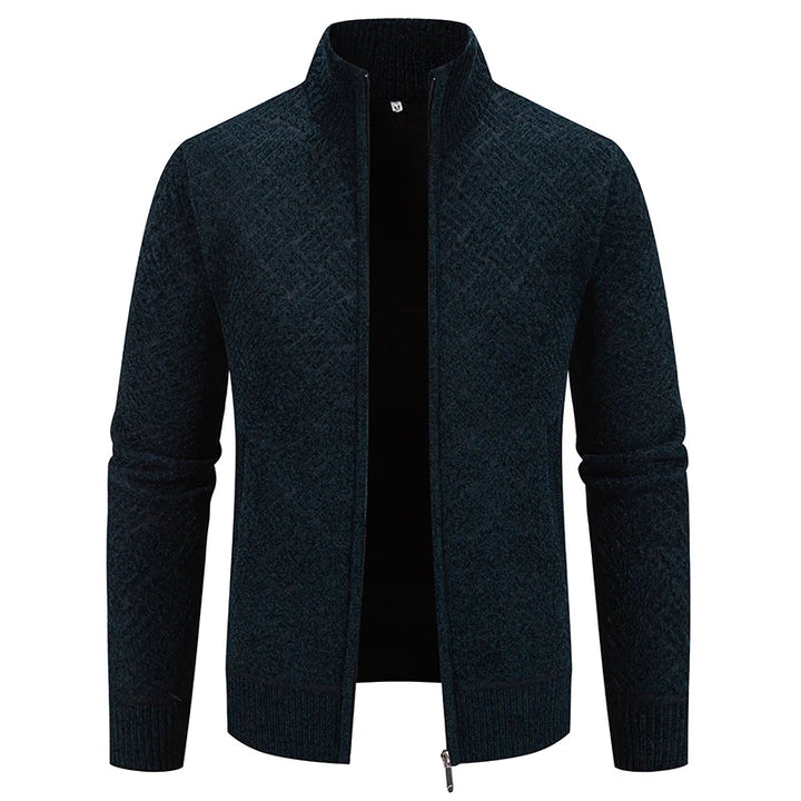 Guilherme - Cardigan Din Tricot Gros Cu Fermoar