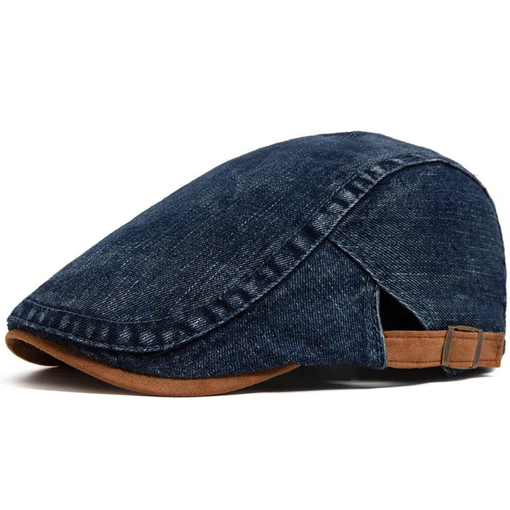 Mullins - Șapcă Plată din Denim | 1+1 Gratis