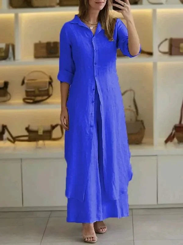 Annick - Linen Două Piese Setează