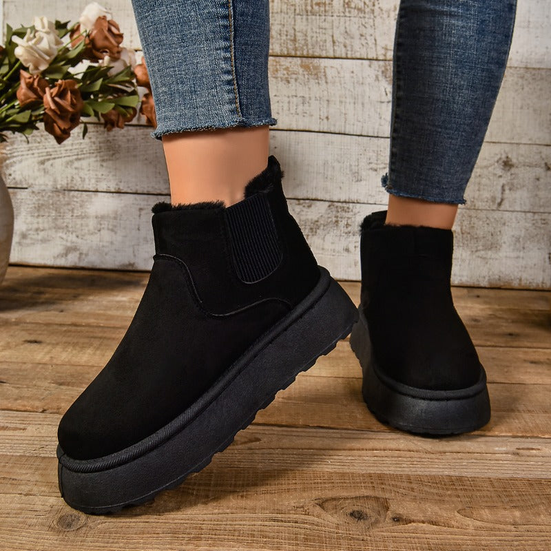 Maureen - Cizme casual din Pluș