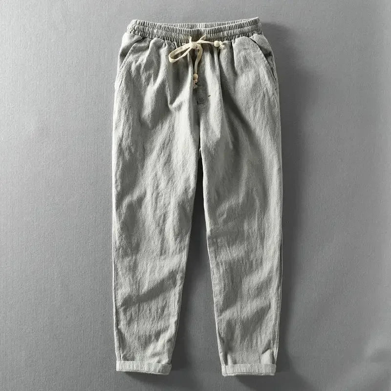 Clarke - Pantaloni Casual Din In Cu șnur La Talie