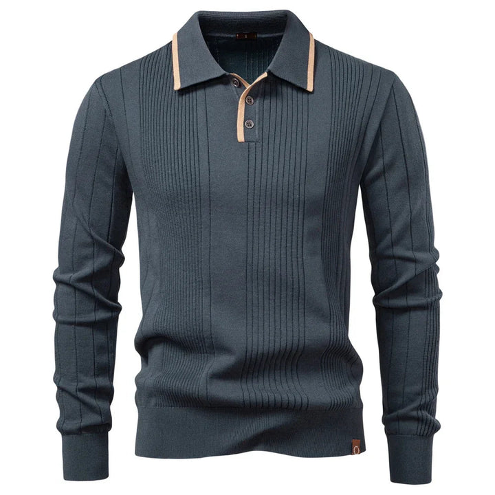 Borcho - Tricou Polo De Iarnă Cu Mâneci Lungi